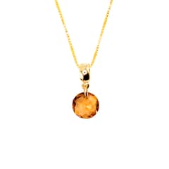 JOYAS MONTERO - Collar Bali Gold Cristal Genuino Golden Shadow