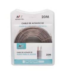 GENERICO - Cable de Altavoz Audio para el Hogar 20 metros