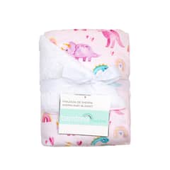 BAMBINO - Frazada De Sherpa Dinosaurio Rosado