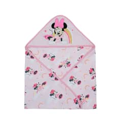 BAMBINO - Toalla Capucha Minnie Arcoiris Rosado