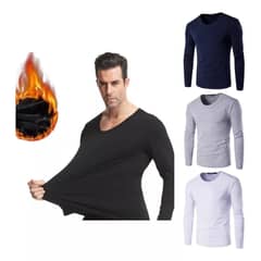 EVERSO - Pack 6 Camiseta Hombre Varón Bambú con Polar
