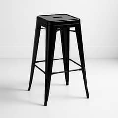 KLIK - Piso Taburete Tolix Alto - Negro