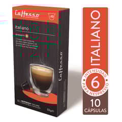 CAFFESSO - Cápsulas Italiano P/ Nespresso Int 6