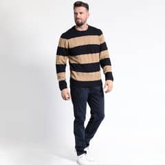 MCGREGOR - SWEATER MANGA LARGA RAYAS CUELLO REDONDO