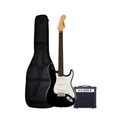 FIDDLER - Combo Guitarra Eléctrica Negra + Amplificador