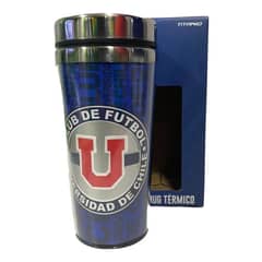 U DE CHILE - Vaso Mug Térmico Antiderrame 450ml - Azul