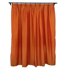TEXFINA - Cortina Silky Pinzas 160x230 cm - Naranja - Naranjo