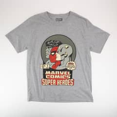 MARVEL - Polera Hombre Avengers Superheroes Gris