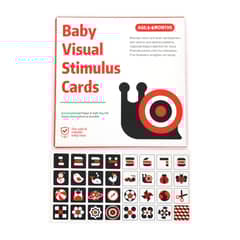 KIVARA - Tarjeta Estimulacion Visual Temprana Bebe 3 a 6 meses