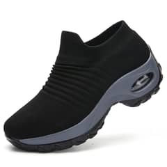 XHCY - Zapatillas para caminar mujer - negro.