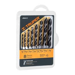 TRUPER - Juego de 8 Brocas para madera