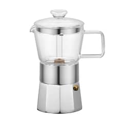 VITREX - Cafetera Italiana 9 tazas Crystal