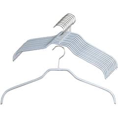 MAWA GMBH - Set de 10 colgadores para ropa plateado, Silhouette 41F