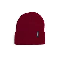 RECKLESS - Gorro de lana Simple Burdeo Blank