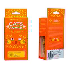 MARBEN PETS - Cats Snack Galletas Gato Rellenas Sabor Atun y Pollo 80gr