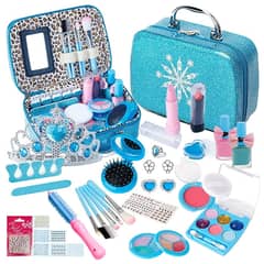 TNAKIEX - Kit Set Maquillaje Niña Juguetes Salon Belleza Estuche 32pcs