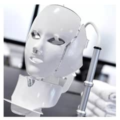 GENERICO - Mascara Facial Led Rostro Cuello Terapia Rejuvenecedora Spa