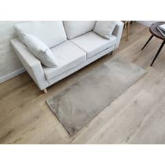 CLEMS CORTINAS - Alfombra Bajada De Cama Timmy Extra Suave Color Taupe 55x145