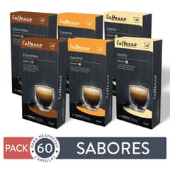 CAFFESSO - Pack 60 Cápsulas Sabores para Nespresso