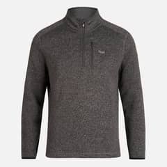 LIPPI - Poleron Hombre Coronado Therm-Pro Pullover Melange Negro Lippi.