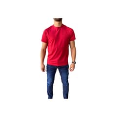 GENERICO - Polera Algodón Rojo Hombre