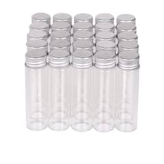 GENERICO - 12 Frascos Vidrio 22x80 mm Tapa Rosca 20 ml