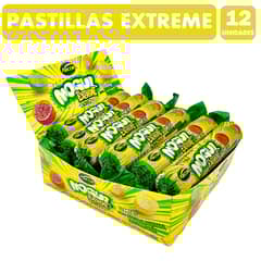 ARCOR - Mogul Extreme - Pastillas Gomitas Acidas (Caja Con 12 Uni)