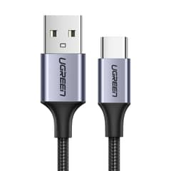 UGREEN - Cable USB-C a USB 2.0 A trenzado 1m Blanco