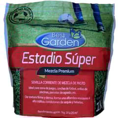 BEST GARDEN - Semilla De Césped Mezcla Estadio 1kg