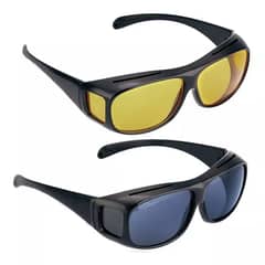 KUANGYE - Par Lentes Gafas Sol Polarizados Vision Nocturna Manejar