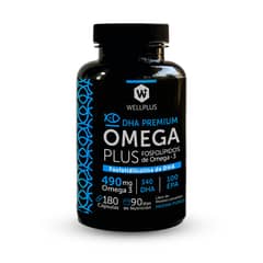 WELLPLUS - Omega Plus 490 mg DHA Premium