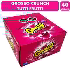 ARCOR - Grosso Crunch Tutti Frutti De (Caja Con 40 Chicles)