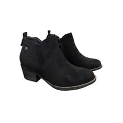 BOTELI - Botin mujer cafe gamuza
