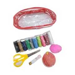 EKOI - Costurero Básico Kit De Costura En Estuche Con Tijera Huin