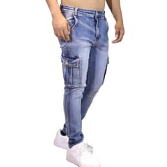 WEEDART - Jeans Cargo Skinny Fit Hombre
