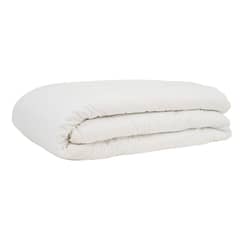VERKEN - Manta Pesada + Cobertor / Queen - 5,5 Kg - Blanco