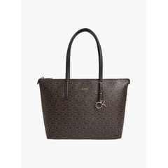 CALVIN KLEIN - Cartera Ck Must Shopper Md Mono Café