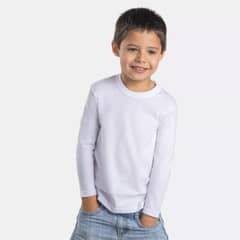 EVERSO - Pack 6 Camisetas De Niño Algodón Con Bambú Con Polar Manga Larga