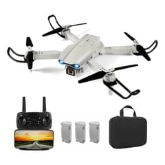 ACTUAL - Dron 3 Baterías 4k Doble Cámara Wifi Plegable Bolso Recargable Via Usb