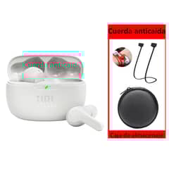 JBL - Audífonos Bluetooth WAVE BEAM T230 NC+ Funda protectora Negro