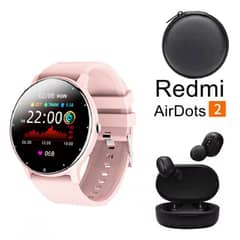 BRO TOUMI - Redmi airdots 2 De Audífonos tws y Toumi Watch Fit 2 y Estuche