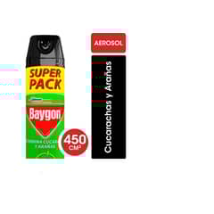 BAYGON - Mata Arañas y Cucarachas Aerosol 450cc Envío a Chile