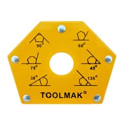 GENERICO - Escuadra Magnetica 50 Lbs Para Soldar Multi-angulo Toolmak
