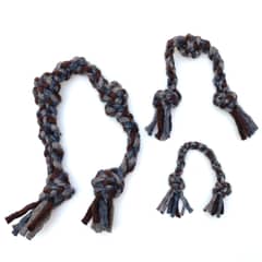 MYFAV - Dharma Dog Karma Cat Cuerda Anudada NaturalGris Medium