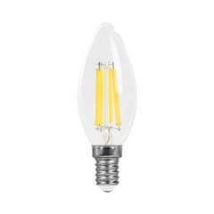 TECHNOLAMP - Ampolleta Led Filamento Vela 4w 3000k E14 380lm