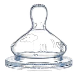BEBE CONFORT - 2 Tetinas de Silicona Flujo Lento 0-6m