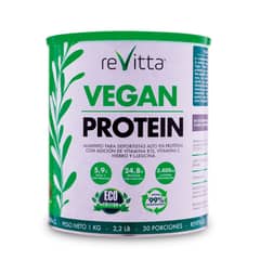 REVITTA WELLNESS - Proteina vegana Vegan Protein Caramelo 1 kg.