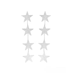 GENERICO - Aros De plata Mujer Para Regalo Estrellas Anastasia Cantarina