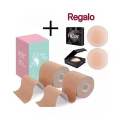 GENERICO - 2 Piezas Cinta Levanta Busto Invisible Push Up Cinta 5 Mts
