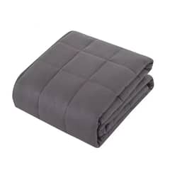 GENERICO - Manta Pesada Algodón King 9kg Gris